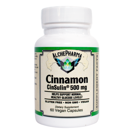 AlchePharma CinSulin® Water-Soluble Cinnamon Extract 500 mg-AlchePharma
