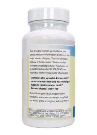 POLY-4X® Patented Lychee and Green Tea Polyphenol Original Oligonol® 100mg(60)-AlchePharma