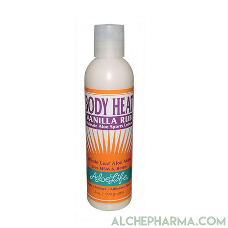 Aloe Life Body Heat Vanilla Rub-AlchePharma