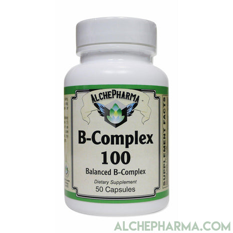 Balanced B-100 Complex Caps with Choline, PABA and Inositol ( Preservative free )-AlchePharma