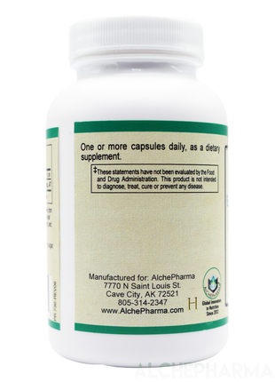 Magnesium Enhanced 100% Rice Protein Chelate 200 mg Vcaps (New Formula)-Magnesium-AlchePharma