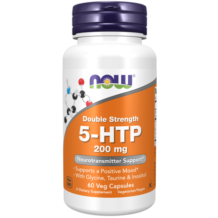 5-HTP, Double Strength 200 mg Veg Capsules-Amino Acids-AlchePharma