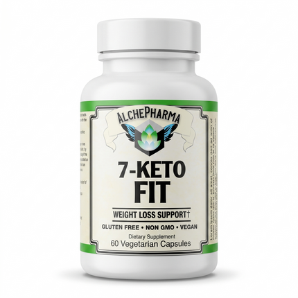 7-Keto Fit. 7-Keto ® (3-acetyl-7-oxo-dehydroepiandrosterone) / EGCG/ChromeMate® 30 Day Supply, 60 Vcaps-Diet-AlchePharma