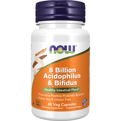 8 Billion Acidophilus & Bifidus Veg Capsules-Digestive Support-AlchePharma