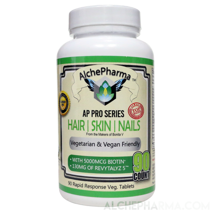 AP Hair Skin Nails Pro Series ( Bonita - Revytalz 5 Blend) - Rapid Response Vegan Tablet-Hair Skin Nails-AlchePharma