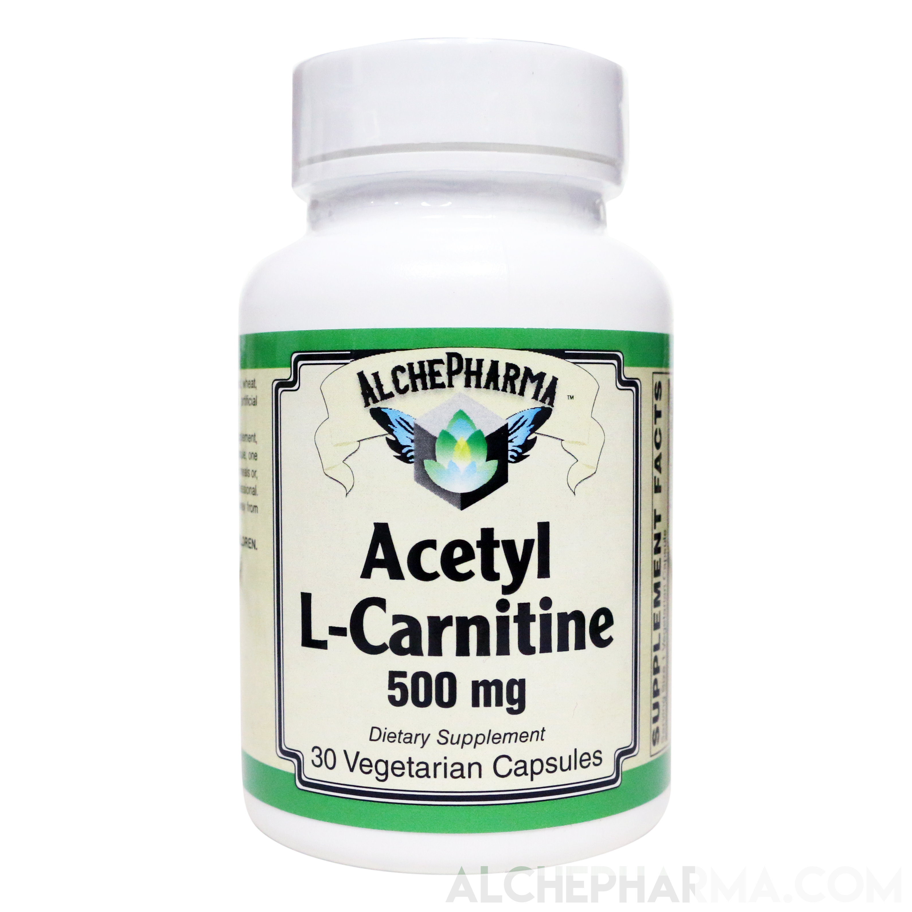 Acetyl L-Carnitine- 500 mg Vegetarian Capsules AlchePharma Acetyl L-Carnitine- 500 mg Vegetarian Capsules AlchePharma