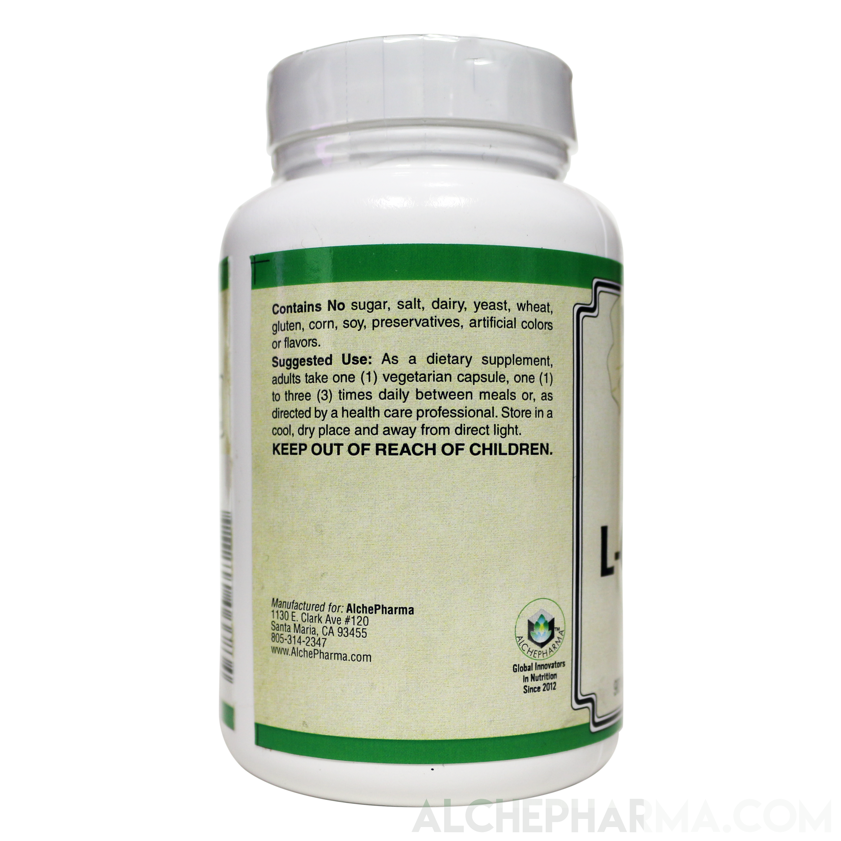 Acetyl L-Carnitine- 500 mg Vegetarian Capsules AlchePharma Acetyl L-Carnitine- 500 mg Vegetarian Capsules AlchePharma