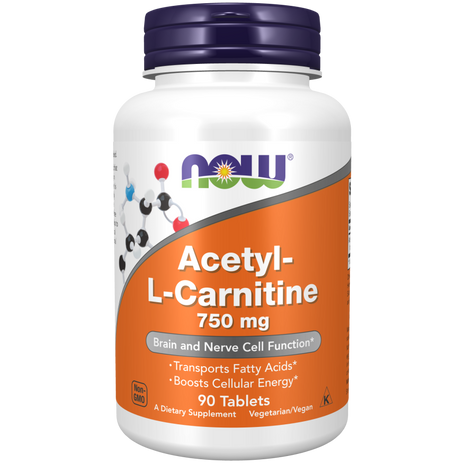 Acetyl-L-Carnitine 750 mg Tablets-Amino Acids-AlchePharma