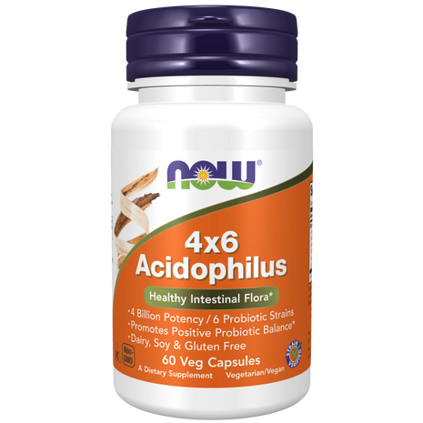 Acidophilus 4x6 Veg Capsules-Digestive Support-AlchePharma