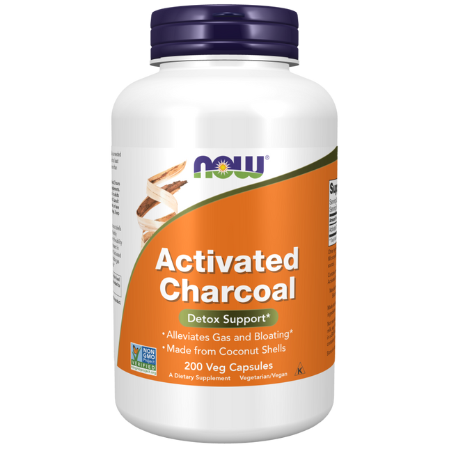 Activated Charcoal Veg Capsules-Digestive Support-AlchePharma