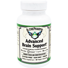 AlchePharma Advanced Brain Support: Enhance Memory, Focus, and Cognition. Vegan-AlchePharma