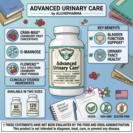 AlchePharma™ Advanced Urinary Guard: The Triple-Action Phytochemical Powerhouse-Urinary Tract Health-AlchePharma