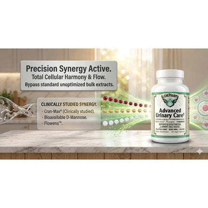 AlchePharma™ Advanced Urinary Guard: The Triple-Action Phytochemical Powerhouse-Urinary Tract Health-AlchePharma