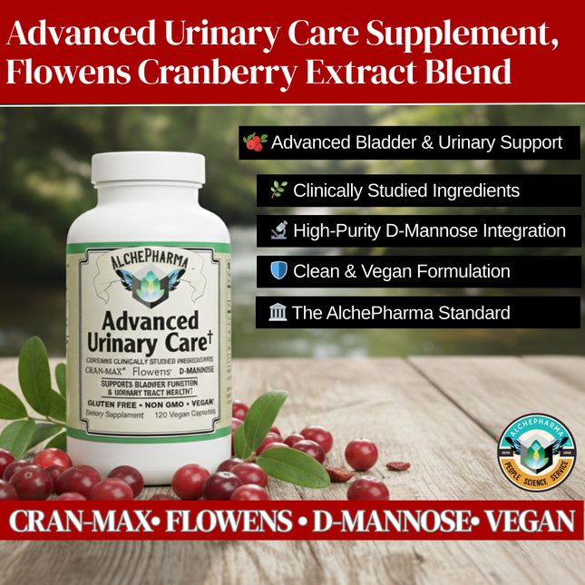 AlchePharma™ Advanced Urinary Guard: The Triple-Action Phytochemical Powerhouse-Urinary Tract Health-AlchePharma