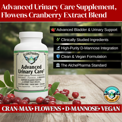 AlchePharma™ Advanced Urinary Guard: The Triple-Action Phytochemical Powerhouse-Urinary Tract Health-AlchePharma
