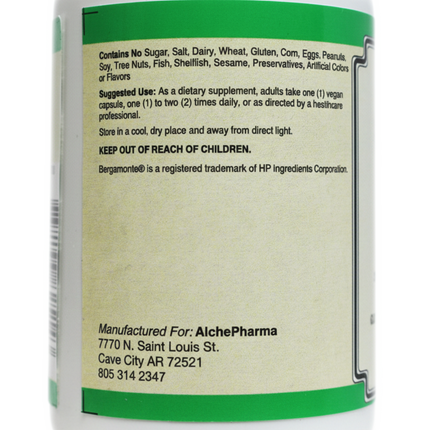 AlchePharma Bergamonte® 500 mg High-Potency Extract-AlchePharma