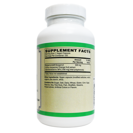 AlchePharma Bergamonte vegetarian bergamot polyphenol supplement
