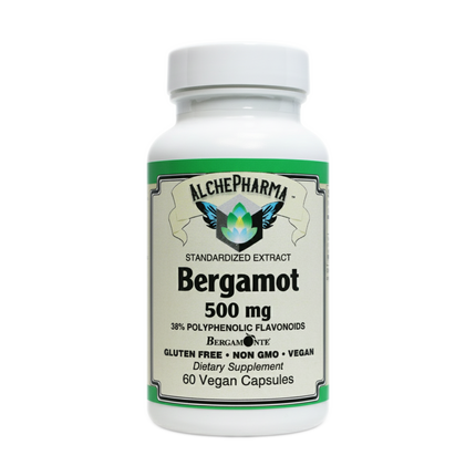 AlchePharma Bergamonte citrus bergamot extract supplement bottle