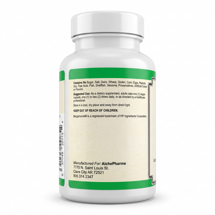 AlchePharma Bergamonte® 500 mg High-Potency Extract-Herbal Supplement-AlchePharma