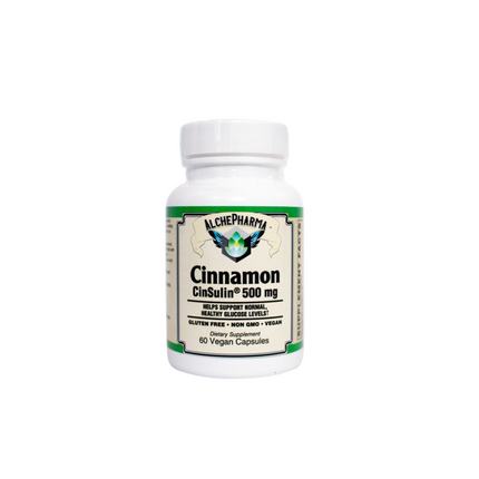 AlchePharma CinSulin® Water-Soluble Cinnamon Extract 500 mg-AlchePharma