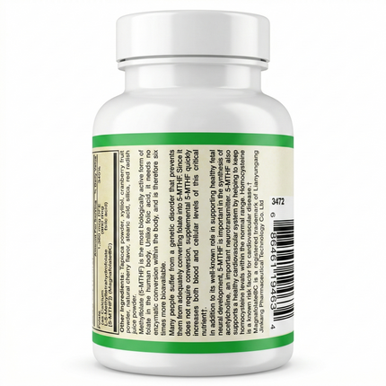 AlchePharma Coenzymated Methylfolate with Magnafolate®C | 1,360 mcg DFE-Vitamin-AlchePharma