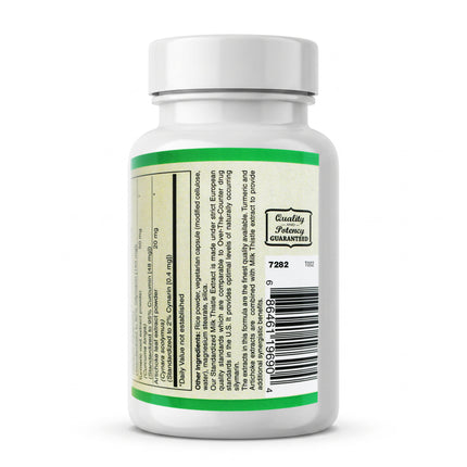 AlchePharma European Standardized Milk Thistle 175 mg: A Synergistic Complex-Herb-AlchePharma