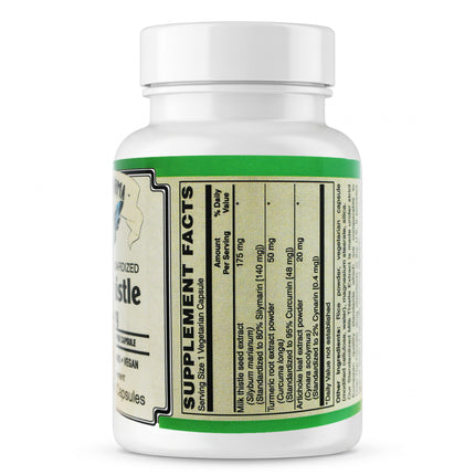 AlchePharma European Standardized Milk Thistle 175 mg: A Synergistic Complex-Herb-AlchePharma