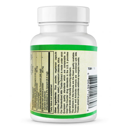 AlchePharma European Standardized Milk Thistle 175 mg: A Synergistic Complex-Herb-AlchePharma