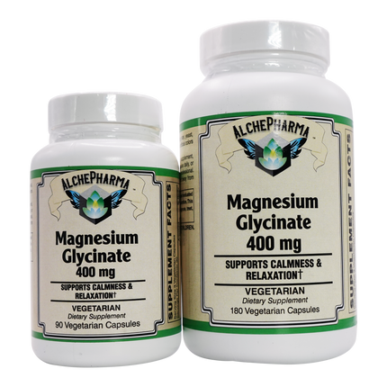 AlchePharma® Magnesium Glycinate 400mg-AlchePharma
