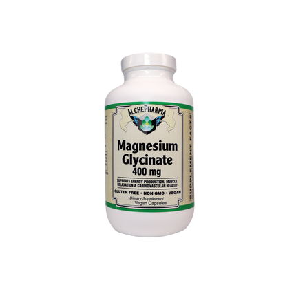 AlchePharma® Magnesium Glycinate 400mg-AlchePharma