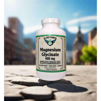 AlchePharma® Magnesium Glycinate 400mg-AlchePharma