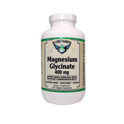 AlchePharma® Magnesium Glycinate 400mg-AlchePharma