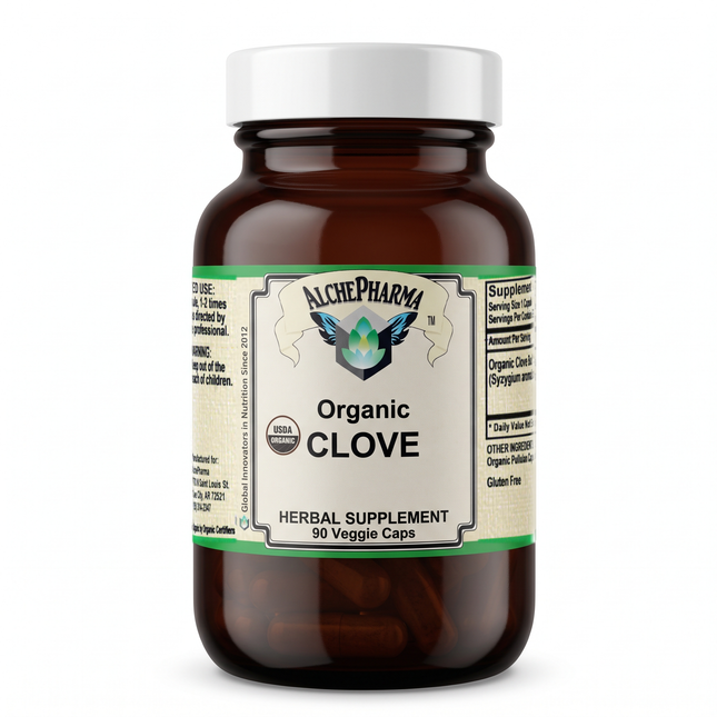 Organic Clove Bud (Syzygium aromaticum) Veggie Caps