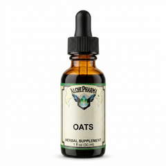 AlchePharma Organic Fresh Milky Oats (Avena fatua) - Potent 1:2 Liquid Extract-Herb-AlchePharma