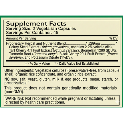 AlchePharma Original GO-OUT Plex: Advanced Mobility Support Formula with Tart Cherry, Celery Seed &amp; Bromelain-Joint Health-AlchePharma