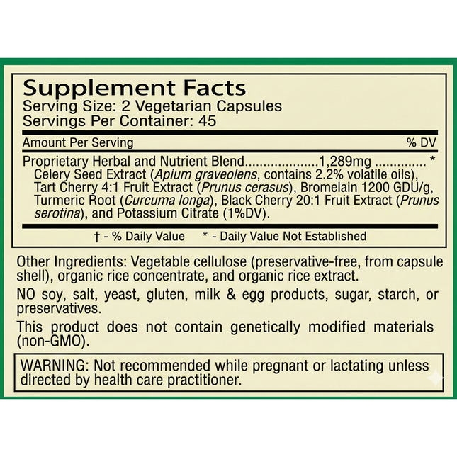 AlchePharma Original GO-OUT Plex: Advanced Mobility Support Formula with Tart Cherry, Celery Seed &amp; Bromelain-Joint Health-AlchePharma