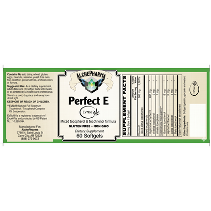 AlchePharma Perfect E: The Apex of Vitamin E Science-Anti-Oxidant-AlchePharma