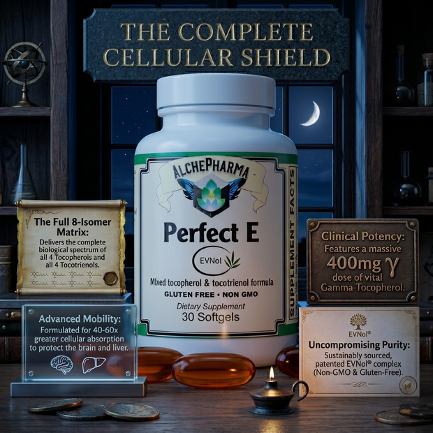 AlchePharma Perfect E: The Apex of Vitamin E Science-Anti-Oxidant-AlchePharma