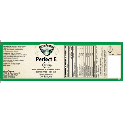 AlchePharma Perfect E: The Apex of Vitamin E Science-Anti-Oxidant-AlchePharma