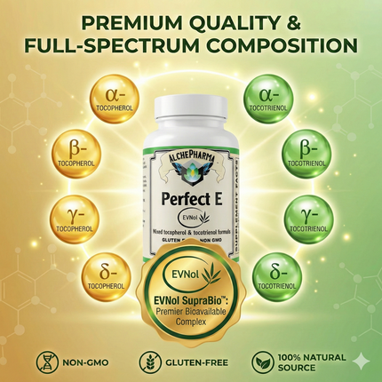 AlchePharma Perfect E: The Apex of Vitamin E Science-Anti-Oxidant-AlchePharma