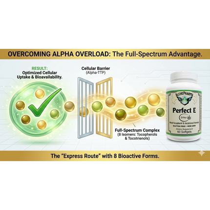 AlchePharma Perfect E: The Apex of Vitamin E Science-Anti-Oxidant-AlchePharma