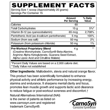 PRE-Workout Formula Clean Fit™ Fast Acting Creatine, beta-alanine, arginine, Kreb Cycle intermediates, guarana and more.-Pre Workout-AlchePharma