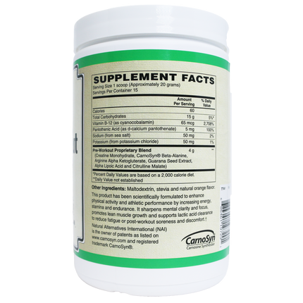 PRE-Workout Formula Clean Fit™ Fast Acting Creatine, beta-alanine, arginine, Kreb Cycle intermediates, guarana and more.-Pre Workout-AlchePharma