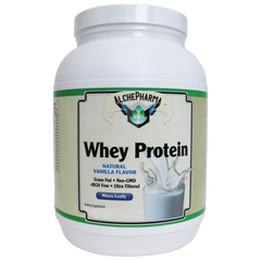 AlchePharma Premium Whey Blend (Concentrate & Isolate) - Natural Vanilla-Protein Powders-AlchePharma