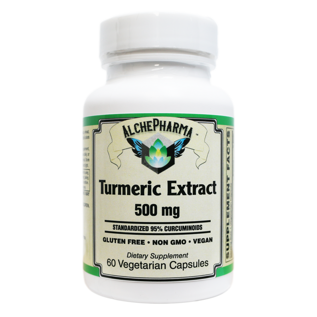 AlchePharma Radiant Turmeric 500: The Gold Standard 95% Curcuminoid Extract-Anti_Inflammatory-AlchePharma