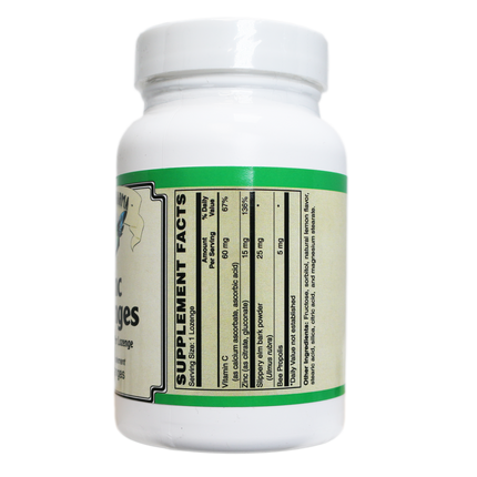 AlchePharma Zinc Lozenges: Advanced Immune Support with Vitamin C, Slippery Elm and Bee Propolis-Mineral-AlchePharma
