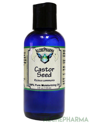 Castor Seed/Bean Oil ( Ricinus Communis ) - Diverse Oil with Multiple Uses, 100% Pure, No added Ingredients-Hair Skin Nails-AlchePharma