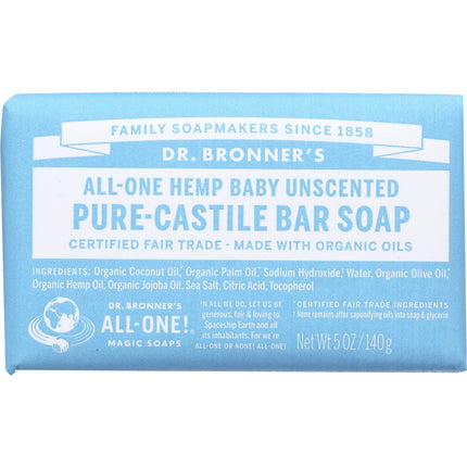 All-One Hemp Pure-Castile Bar Soap-AlchePharma