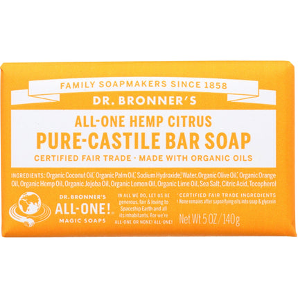 All-One Hemp Pure-Castile Bar Soap-AlchePharma