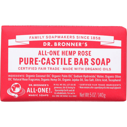 All-One Hemp Pure-Castile Bar Soap-AlchePharma